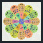 2023 Calendar (See Description for Newest Version) Poster<br><div class="desc">ARE YOU LOOKING FOR THE 2025 VERSION OF THIS CALENDAR? | Find all our 2025 calendars in the FancyCelebration store here➔  https://www.zazzle.com/store/fancycelebration/products?ps=128&cg=196920781224604082  ➔ You can also find all our calendars in the collection here: https://www.zazzle.com/collections/119258460294242876</div>
