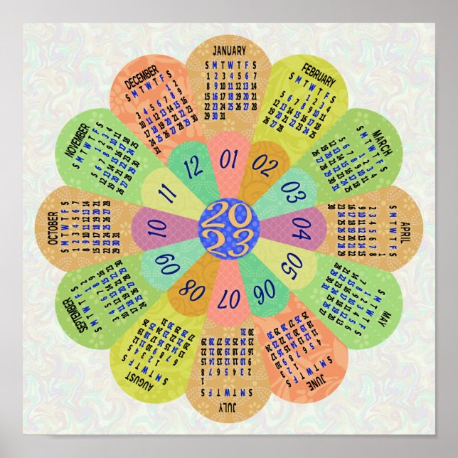 2023 Calendar (See Description for Newest Version) Poster (Front)