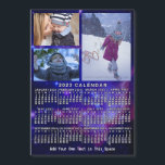 2023 Calendar Space Nebula 3 Custom Photos Magnet<br><div class="desc">ARE YOU LOOKING FOR THE 2024 VERSION OF THIS CALENDAR? | Find all our 2024 calendars in the FancyCelebration store here: https://www.zazzle.com/store/fancycelebration/products?ps=128&cg=196712296866889795 ... ... ... ... ..You can also find all our calendars in the collection here: https://www.zazzle.com/collections/119258460294242876</div>
