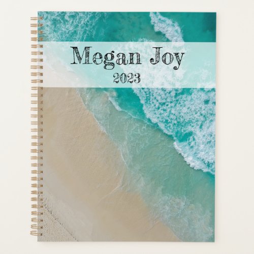 2023 Calming Peaceful Beach  Planner