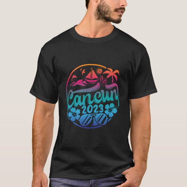 2023 Cancun Family Vacation Beach Matching Group T-Shirt (Front)