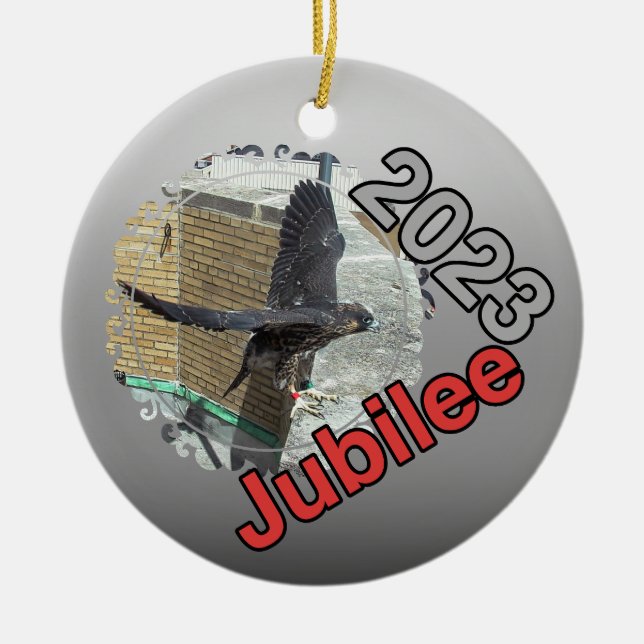 2023 Ceramic Circle Ornament Jubilee (Front)