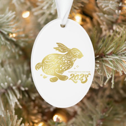 2023 Chinese New Year of the Rabbit Ornament