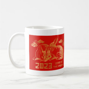 2023 Chinese New Year Rabbit Holiday Coffee Mug