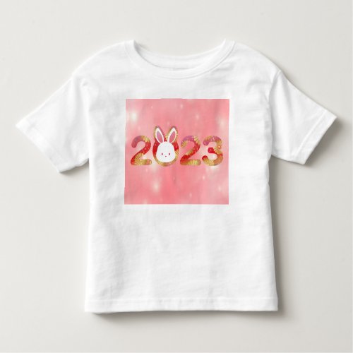 2023 Chinese New Year Rabbit  Toddler T_shirt