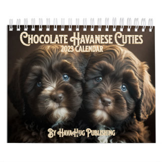 2023 Chocolate Havanese Puppy Calendar by HavaHug