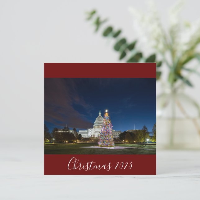 2023 Christmas at the Capital Tree Holiday Card (Standing Front)