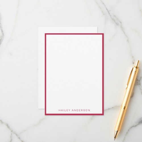 2023 Color of the Year Viva Magenta  Personalized Enclosure Card