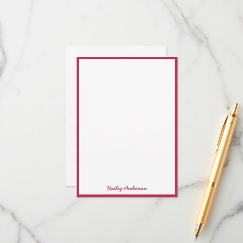 2023 Color of the Year Viva Magenta  Personalized Enclosure Card