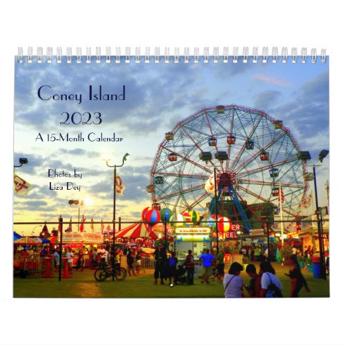 2023 Coney Island 15_Month Calendar