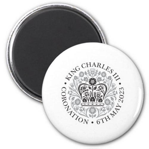 2023 Coronation Pin Badge Magnet