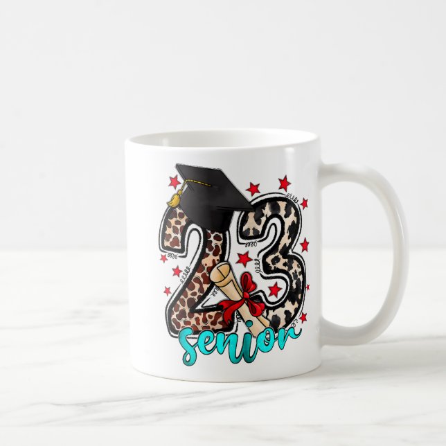 2023 Cowhide Cl Of 2023 Graduation Gifts  Coffee Mug (Right)