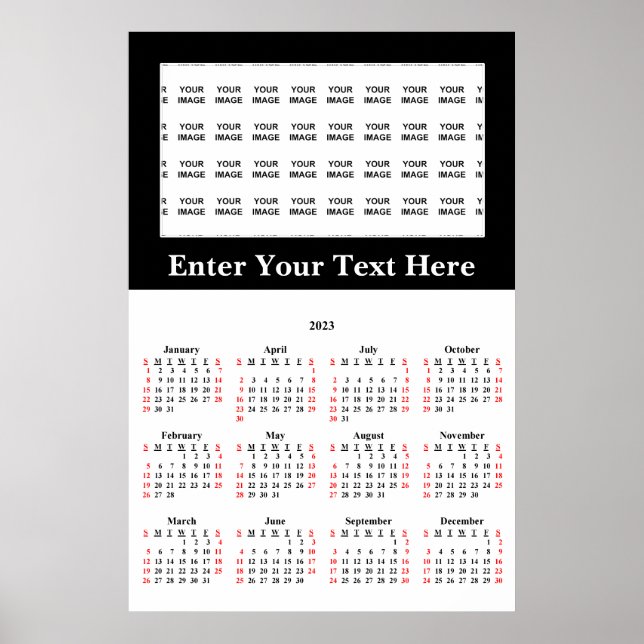 2023 Create Your Own Custom Poster Calendar  (Front)