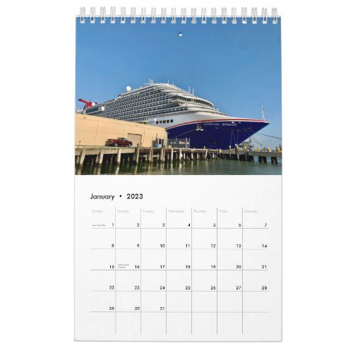 2023 cruise ship calendar