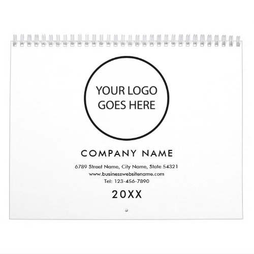2023 Custom Business Company Logo Photo Calendar