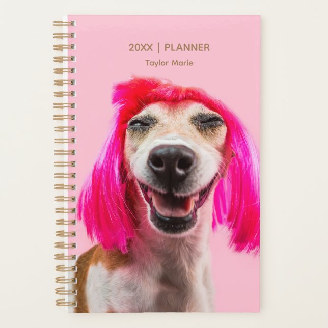 2023 Cute Funny Dog Pet Groomer Appointment Planner (Front)