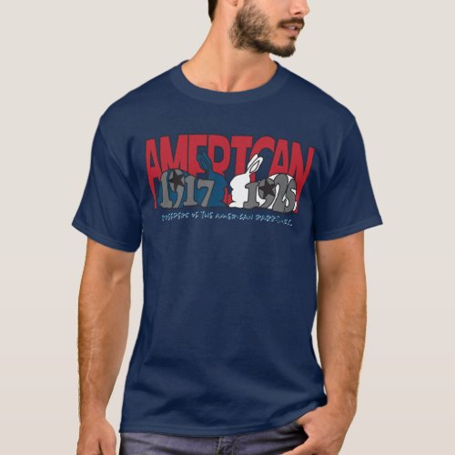 2023 Design Contest Winner BARNSC American Rabbits T_Shirt