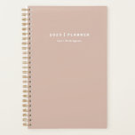 2023 Dusty Pink Weekly Monthly Non Dated Planner<br><div class="desc">Get things done with our 2023 dark beige planner. Weekly and monthly pages for business or personal planning,  making schedules and taking notes. Stickers included. Pages are blank so you can start anytime.</div>