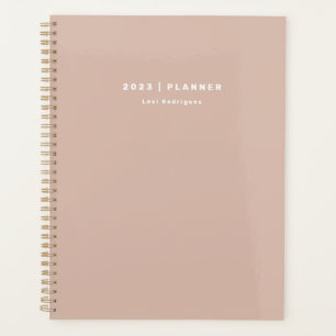 2023 Dusty Pink Weekly Monthly Non Dated Planner