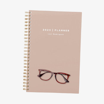 2023 Dusty Pink Weekly Monthly Non Dated Planner by kimberlybrett at Zazzle