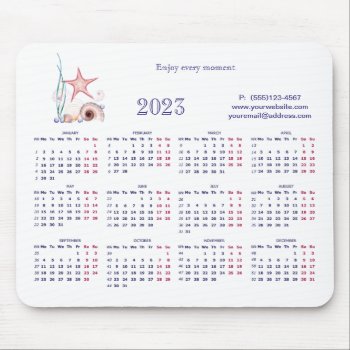 2023 Enjoy Every Moment Mouse Pad by Stangrit at Zazzle