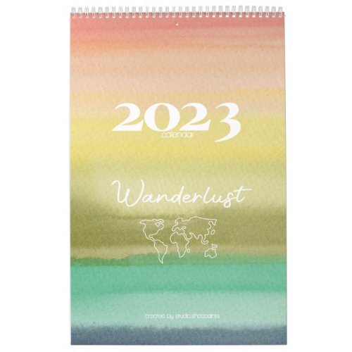 2023 Exclusive Watercolour Calendar