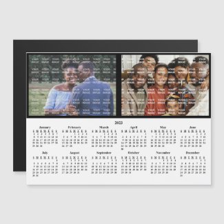 2023 Family Portrait Custom Magnetic Calendar 
