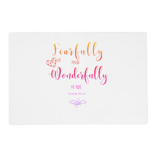 2023 Fearfully And Wonderfully Made Placemat