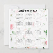 2023 floral calendar (Front)