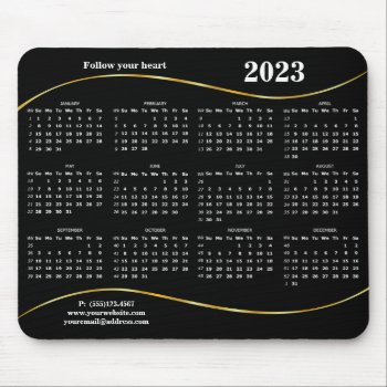 2023 Follow Your Heart Mouse Pad by Stangrit at Zazzle