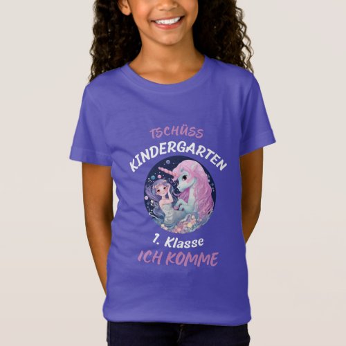 2023 Girls Mermaid Einhorn T_Shirt
