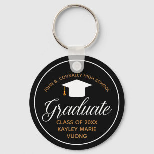 Zazzle Louisville, KY Stylized Skyline Custom Slogan Keychain, Adult Unisex, Size: 2, Black