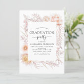 2023 Graduation Boho Chic Dusty Pink Desert Invitation (Standing Front)