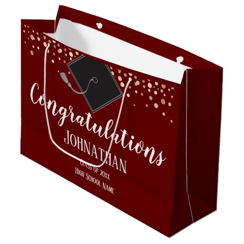 2023 Graduation Congratulations  Large Gift Bag