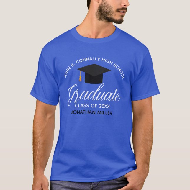  Football Senior 2023 Shirt Class Of 2023 High School Grad T- Shirt : Sports & Outdoors