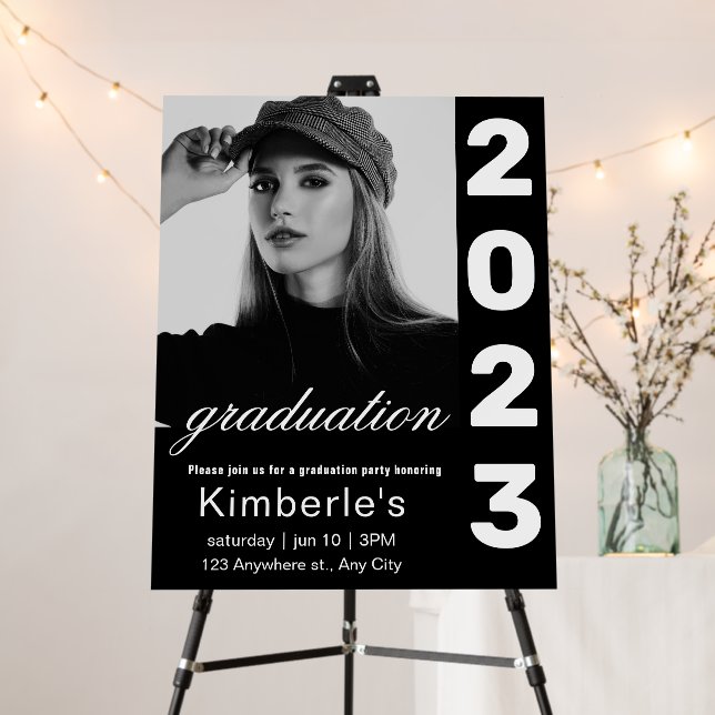 2023 Graduation Party Invitation  Foam Board (In Situ (Stand))