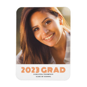 2023 Graduation Photo Announcement Magnet