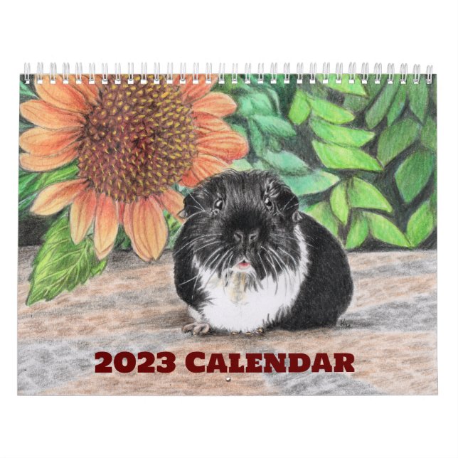 2023 Guinea Pig Calendar (Cover)