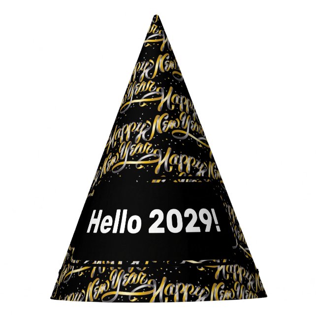 2023 Happy New Year Paper Party Hat (Front)
