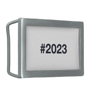 2023 Hashtag 3rd birthday 3 years Belt Buckle