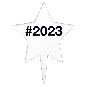 2023 Hashtag 3rd birthday 3 years Cake Topper