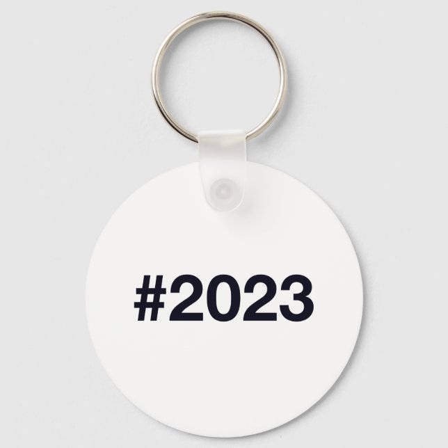 2023 Hashtag 3rd birthday 3 years Keychain (Front)