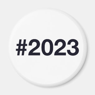 2023 Hashtag 3rd birthday 3 years Magnet