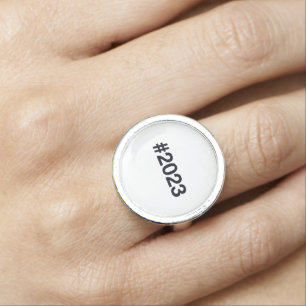 2023 Hashtag 3rd birthday 3 years Ring