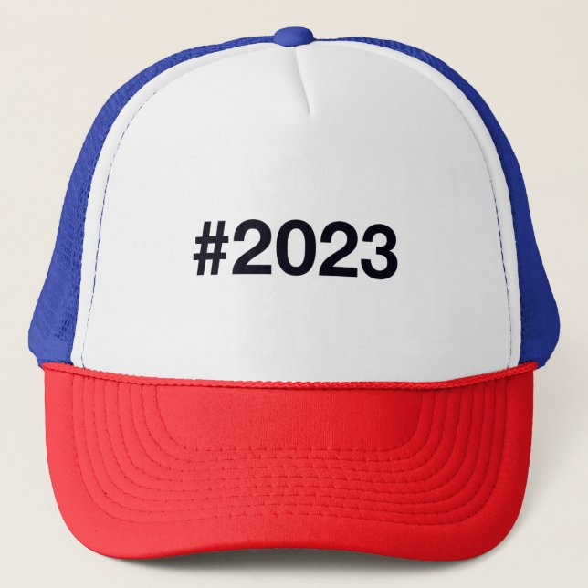 2023 Hashtag 3rd birthday 3 years Trucker Hat (Front)