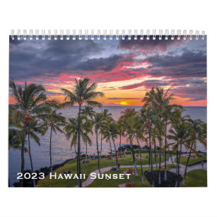2023 Hawaii Sunset Calendar
