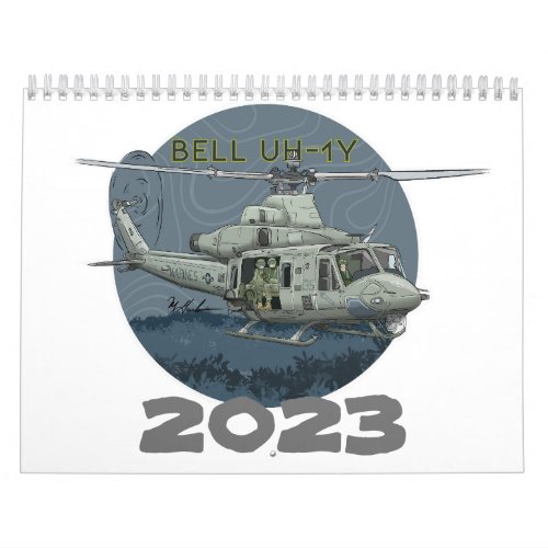 2023 Helicopter Calendar