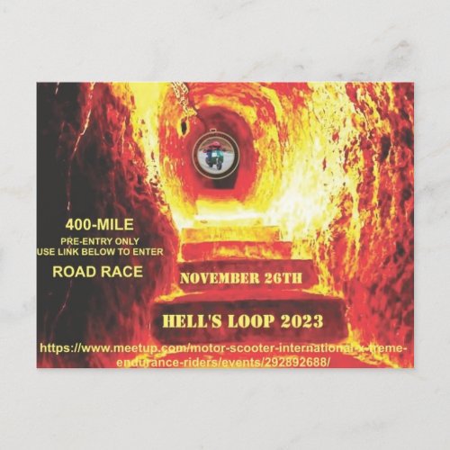 2023 Hells Loop Official Postcard