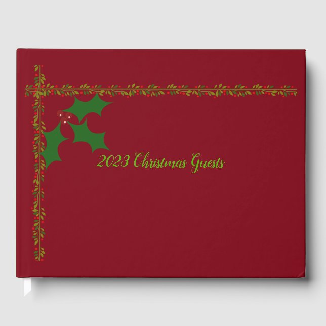 2023 Holiday Guest Book (Front)
