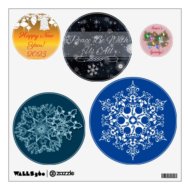 2023 Holiday Wall Decals (Front)